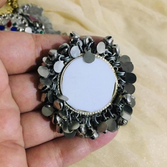 Ethnic Afghan Silver Kuchi Bells Ring, Afghan Statement Massive Ring - Picture 1 of 4